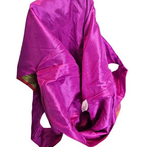 Tabitha Cambodia Handmade‎ Handwoven Silk Stripe Colorful Shoulder Purse Bag - Picture 5 of 11